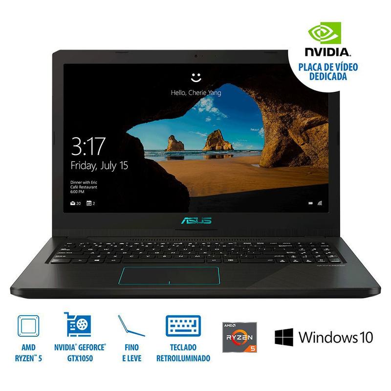 Notebook Gamer ASUS AMD Ryzen 5 3500U, 8GB RAM, 1TB, NVIDIA